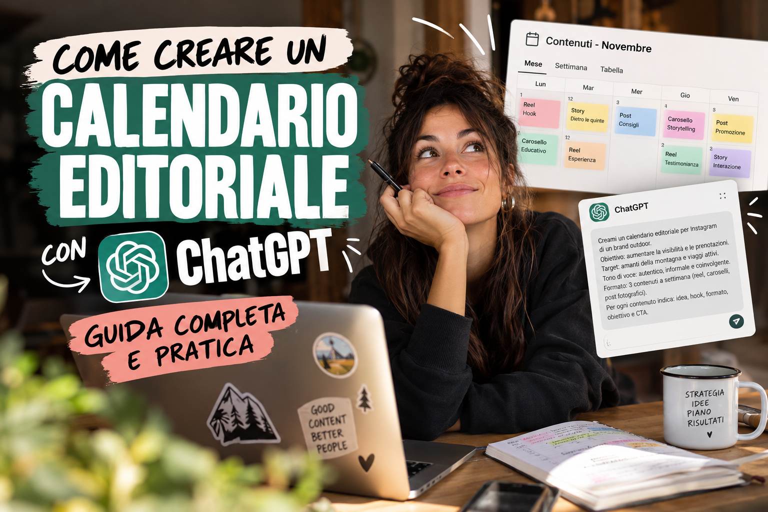 Calendario editoriale con ChatGPT